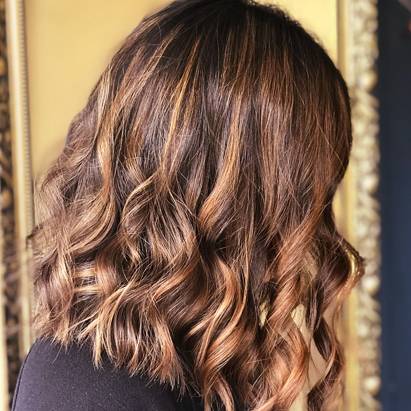 'Katya is amazing! She has a unique balayage technique that helps to blend my grays so they’re practically unnoticeable. Highly recommend her!' - Jana