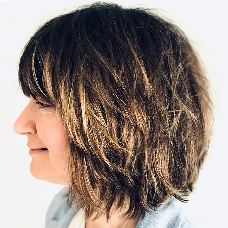 'I absolutely love my hair. It looks fabulous and it’s so easy to style! Katya’s personality makes the whole experience so enjoyable!' - Lena